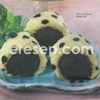 Bolu Cokelat Bermotif