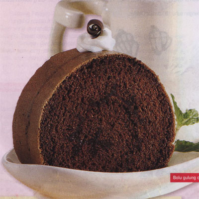 Bolu Gulung Cokelat Bolu Gulung Cokelat