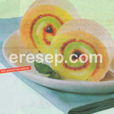 Bolu Gulung Keju Pelangi Bolu Gulung Keju Pelangi