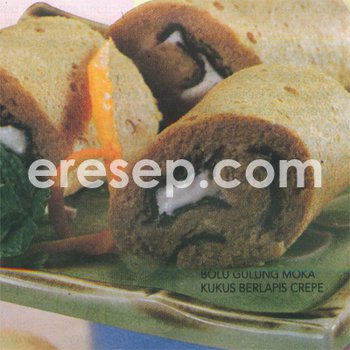 Bolu Gulung Moka Kukus Berlapis Crepe