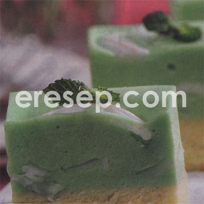 Bolu Tape Siram Puding Pandan Bolu Tape Siram Puding Pandan