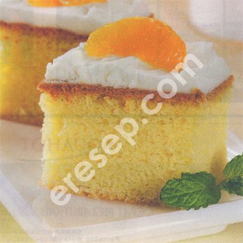 Cake Vanila Krim Jeruk