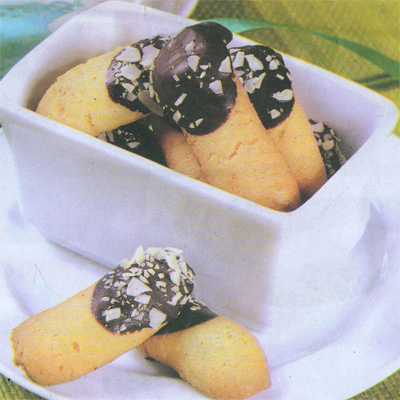 Chocolate Almond Finger Chocolate Almond Finger