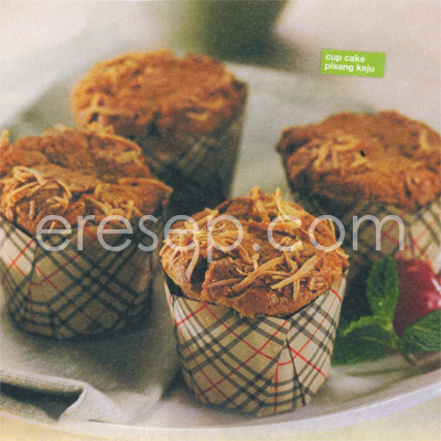 Cup Cake Pisang Keju Cup Cake Pisang Keju