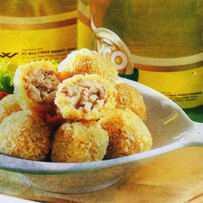 Bola-Bola Spageti Goreng Bola-Bola Spageti Goreng