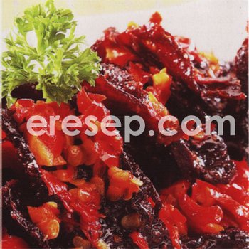 Dendeng Manis Balado