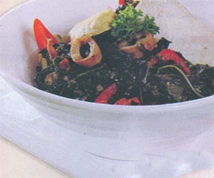 Daun Singkong Masak Tahu Kuning