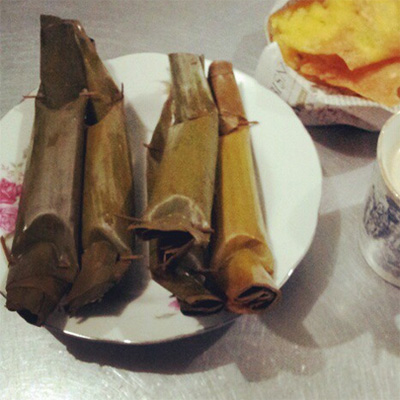Lontong Aron Kukus Lontong Aron Kukus