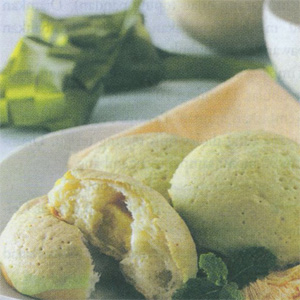 Roti Kacang Hijau Toping Pandan Roti Kacang Hijau Toping Pandan