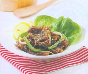 Daging Goreng Wijen Saus Lemon