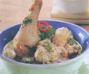 Gulai Ayam Hijau