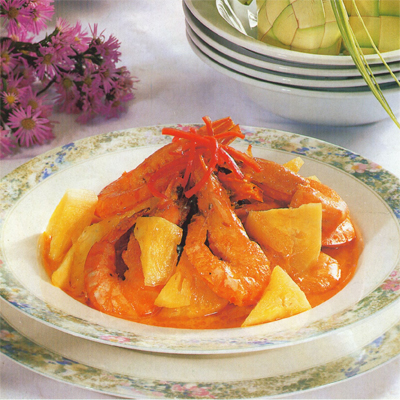 Gulai Udang Nanas Gulai Udang Nanas
