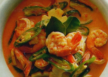 Gulai Udang Rebung