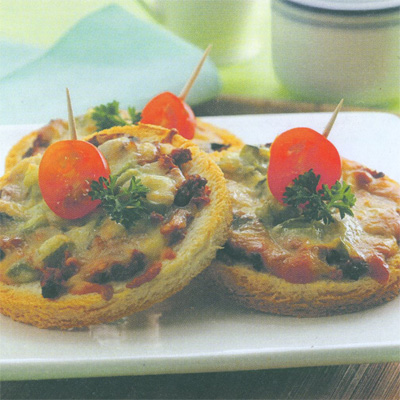 Pizza Roti Tawar Daging Sapi Pizza Roti Tawar Daging Sapi