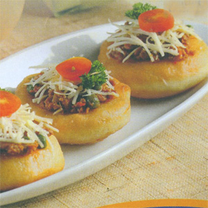 Donat Pizza Ayam Rica Donat Pizza Ayam Rica