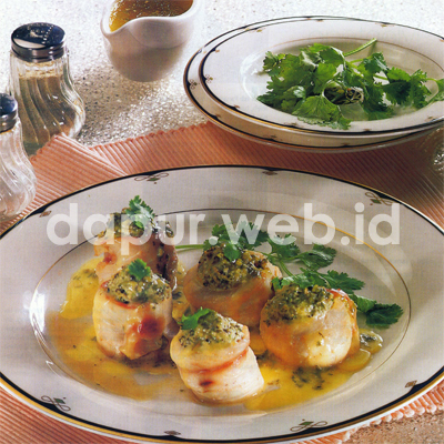 Ikan Gulung Saus Mentega Ikan Gulung Saus Mentega