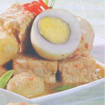 Telur Ayam Masak Bobor Pedas