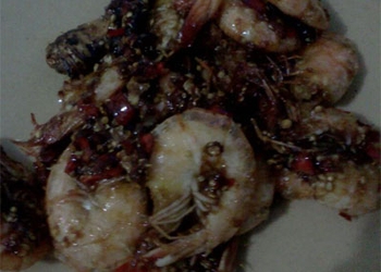 Udang Goreng Tumis Bumbu Dendeng