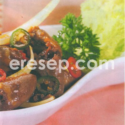 Jantung Ayam Masak Kecap