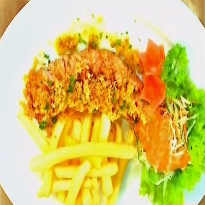 Salmon Panggang Saus Bawang Salmon Panggang Saus Bawang