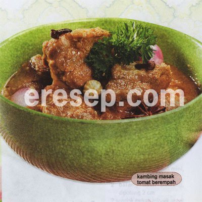 Kambing Masak Tomat Berempah