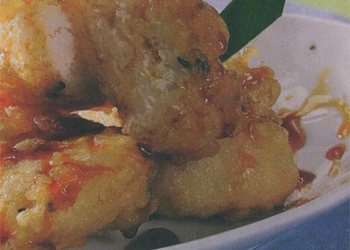 Ketan Goreng Tepung Saus Gula Merah