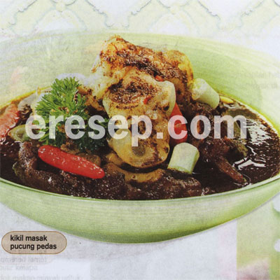 Kikil Masak Pucung Pedas Kikil Masak Pucung Pedas