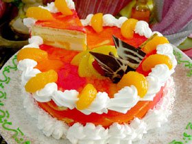 Mandarin Orange Cream Cake