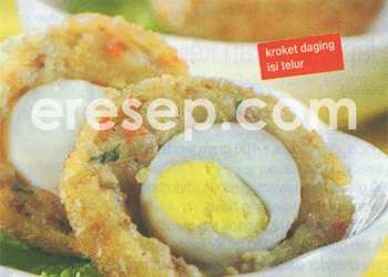 Kroket Daging Isi Telur