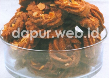 Kue Semprit Cokelat