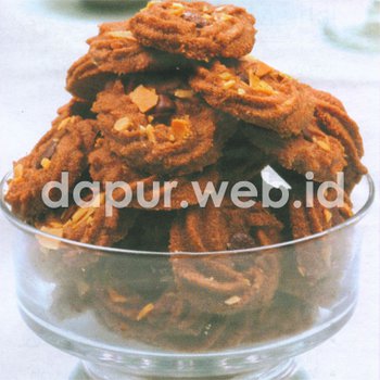 Kue Semprit Cokelat