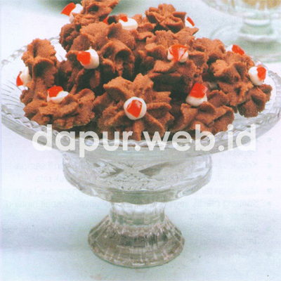 Kue Semprit Cokelat Jahe Madu Kue Semprit Cokelat Jahe Madu