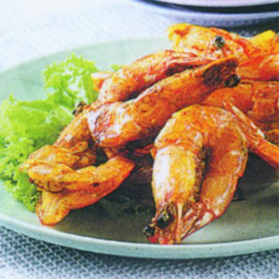 Udang Goreng Bumbu Kunyit