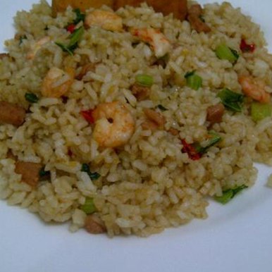 Nasi goreng udang banjir