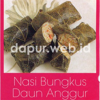 Nasi Bungkus Daun Anggur