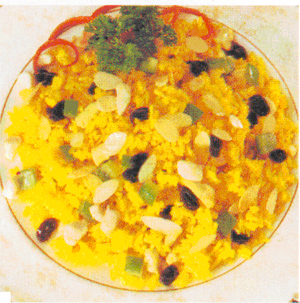 Nasi Kuning Ala Timur Tengah Nasi Kuning Ala Timur Tengah