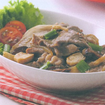 Tumis Jamur Sukiyaki