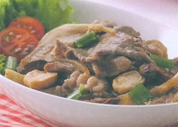 Tumis Jamur Sukiyaki