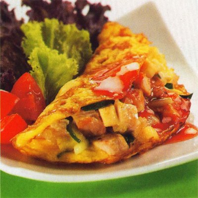 Omelet Lipat Saus Thai