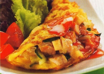 Omelet Lipat Saus Thai