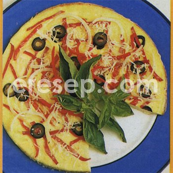 Omelet Pizza
