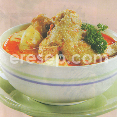 Opor Ayam Nanas Opor Ayam Nanas