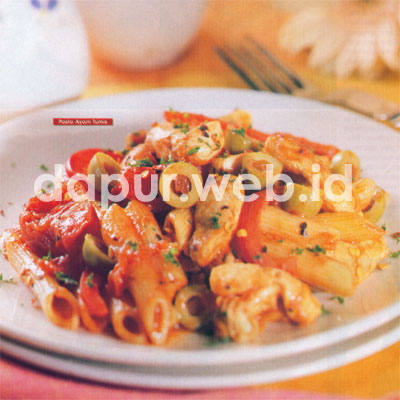 Pasta Ayam Tumis Pasta Ayam Tumis