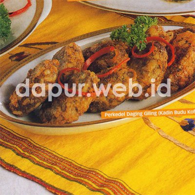 Perkedel Daging Giling ( Kadin Budu Kofte ) Turki