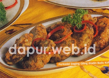 Perkedel Daging Giling ( Kadin Budu Kofte ) Turki