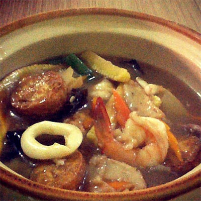 Spicy Seafood Sapo Spicy Seafood Sapo