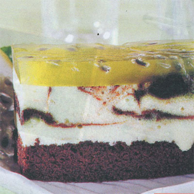 Puding Cake Marmer Markisa Puding Cake Marmer Markisa