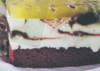 Puding Cake Marmer Markisa