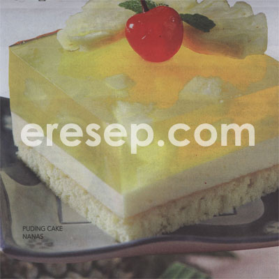 Puding Cake Nanas Puding Cake Nanas