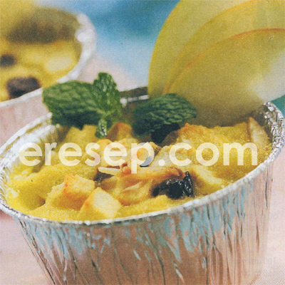 Puding Roti Buah Apel Puding Roti Buah Apel